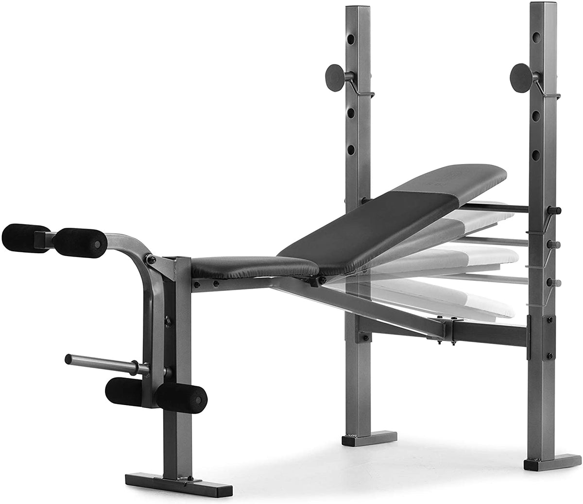 Weider XR 6.1 Multi-Position Weight Bench with Leg Developer and Exercise Chart