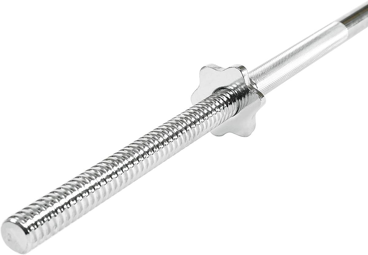 Sunny Health & Fitness 60 in Threaded Chrome Barbell Bar