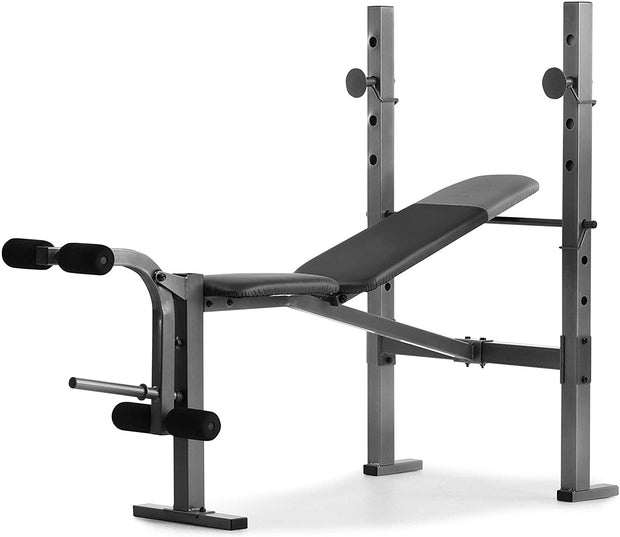 Weider XR 6.1 Multi-Position Weight Bench with Leg Developer and Exercise Chart