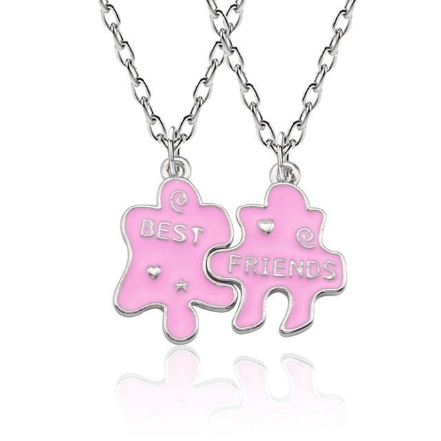 Trendy Best Friends Pendant Necklace Sets