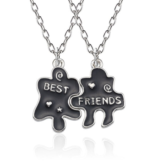 Trendy Best Friends Pendant Necklace Sets