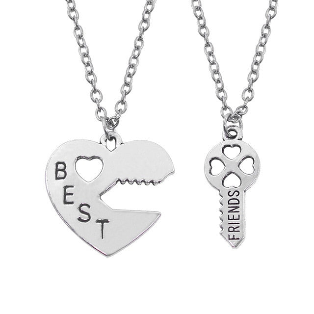 Trendy Best Friends Pendant Necklace Sets