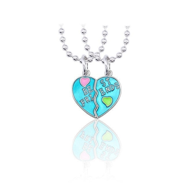 Trendy Best Friends Pendant Necklace Sets