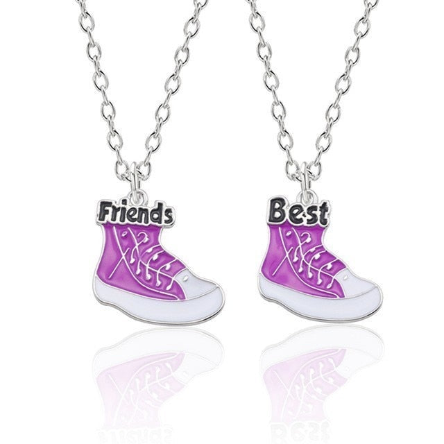 Trendy Best Friends Pendant Necklace Sets