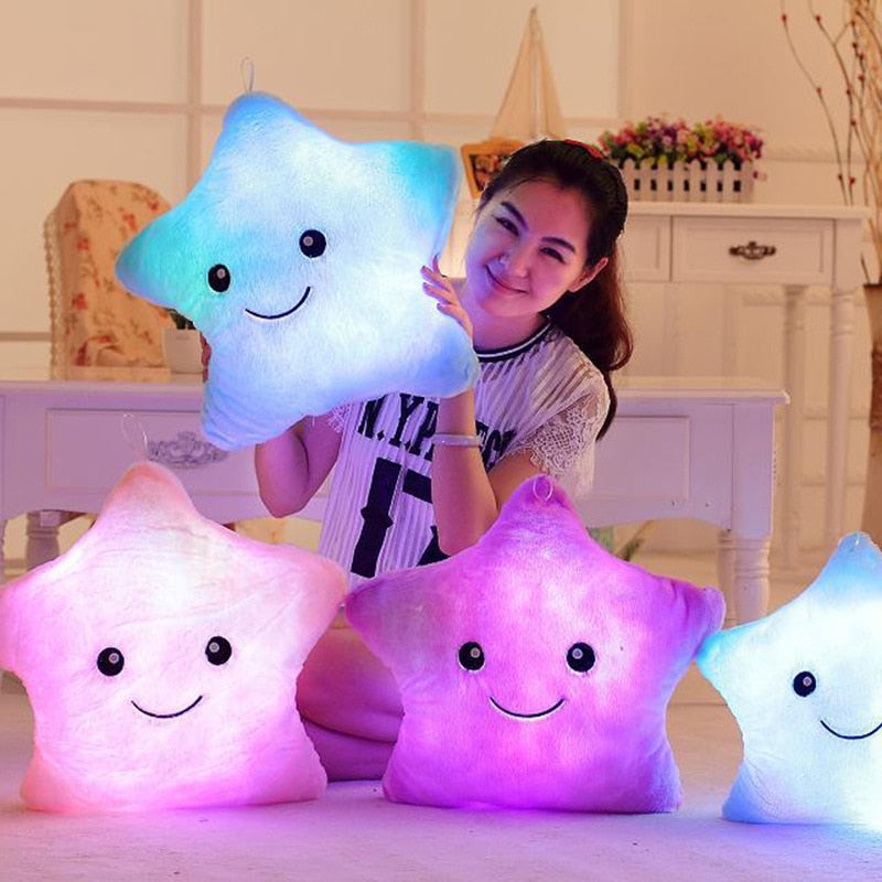 Soft Stuffed Luminous LED Pillow