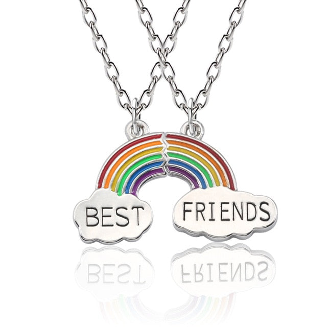 Trendy Best Friends Pendant Necklace Sets