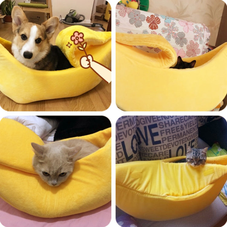 Portable Banana Cushion Dog/Cat Bed