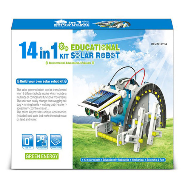 14 in 1 solar robot DIY kit