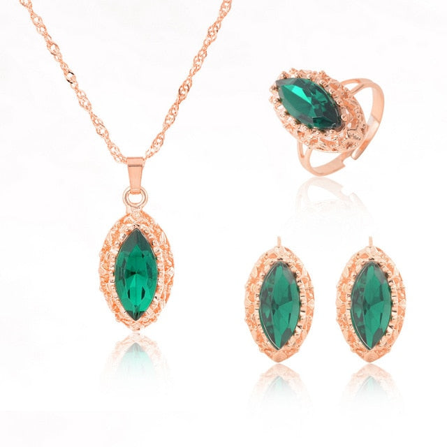 ZOSHI Crystal Fashion Jewelry Set