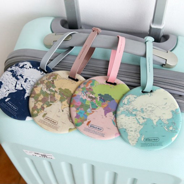 Fashion Map Luggage Tags