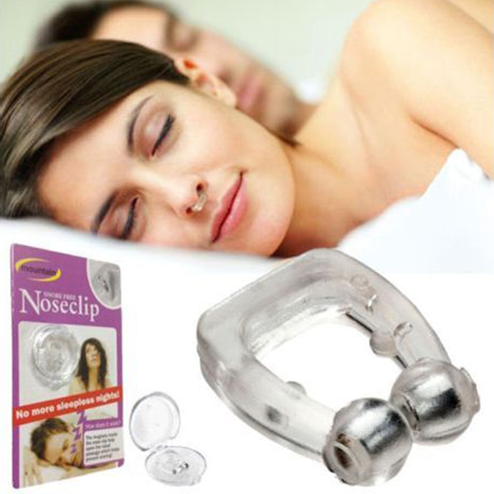 Silicone Magnetic Anti Snore Nose Clip