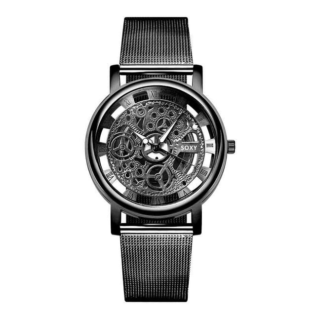 SOXY Luxury Hollow Steel Unisex Watch