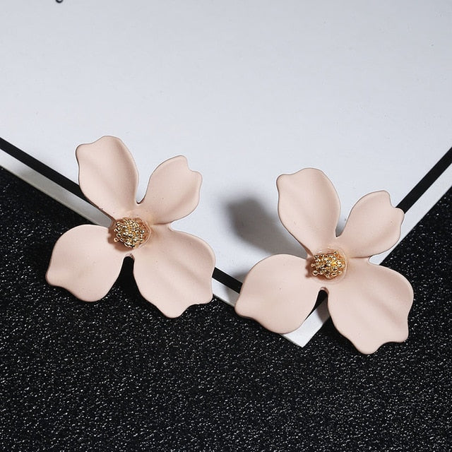 Korean Style Cute Flower Stud Earrings