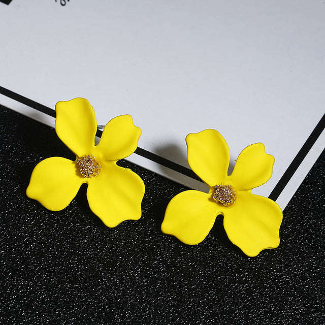 Korean Style Cute Flower Stud Earrings