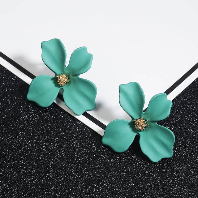 Korean Style Cute Flower Stud Earrings