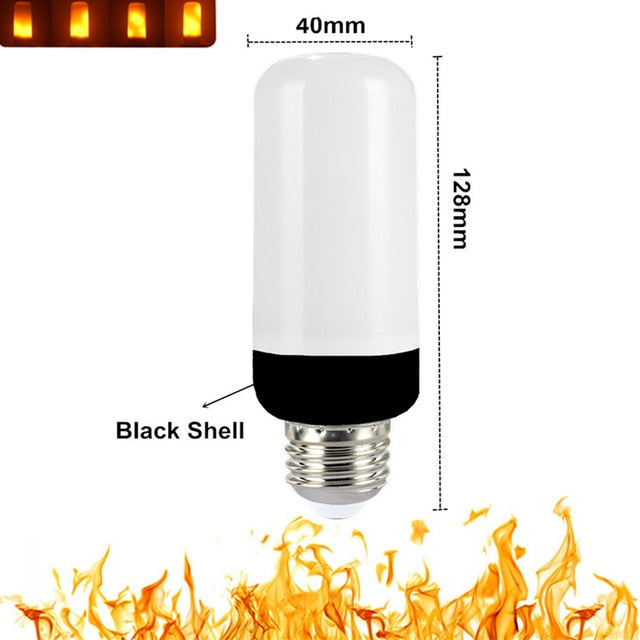 LED Flame Effect Light Bulb