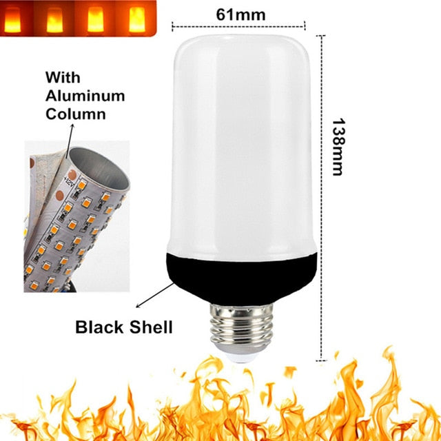 LED Flame Effect Light Bulb