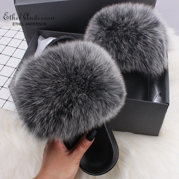 Fashion Fur Slide Slippers