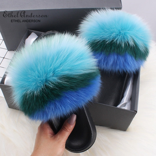 Fashion Fur Slide Slippers