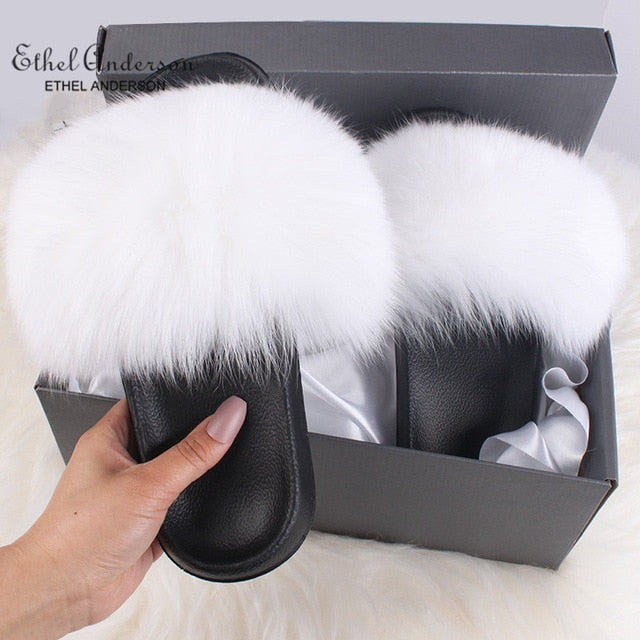 Fashion Fur Slide Slippers